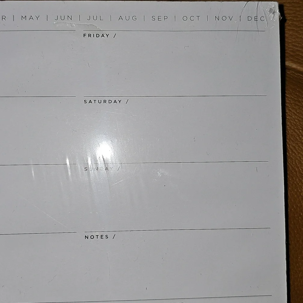 Two Russell+Hazel Weekly Planner Pad